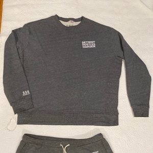 Detroit Hustles Harder sweatsuit